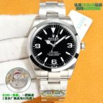 Clean Factory ROLEX 3132 Automatic Movement 39MM Black Watch